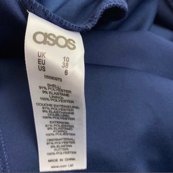 ASOS maternity nursing blue dress size 6 - Picture 6 of 8